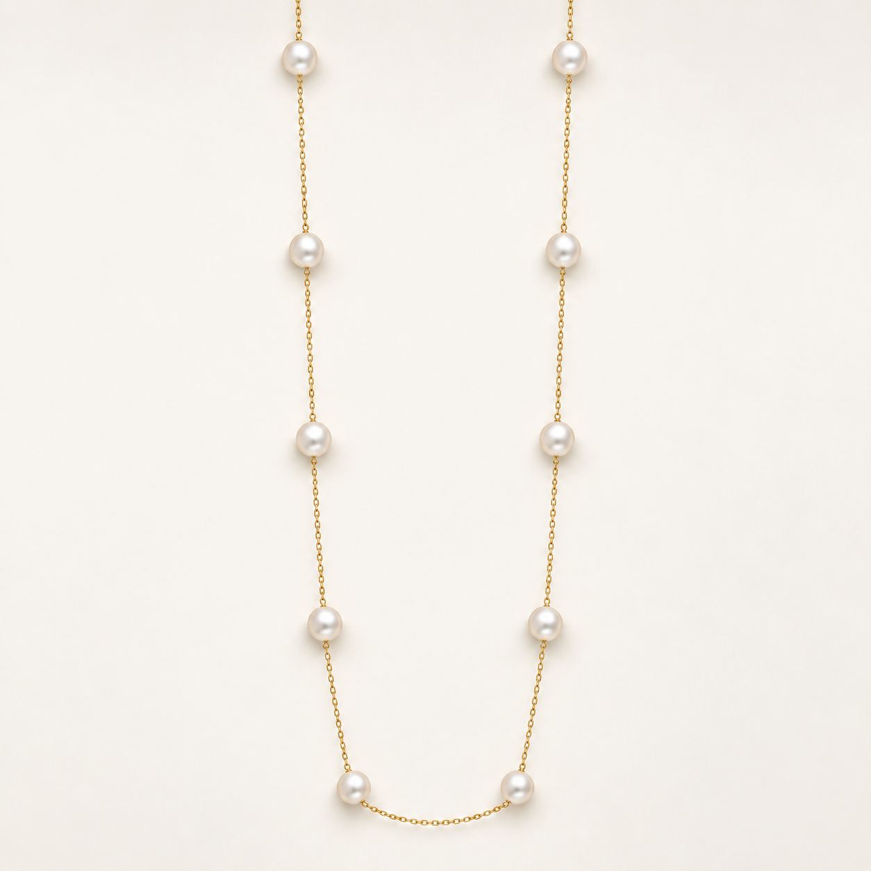 K18 アコヤパール ステーションネックレス – MIZUKI JEWELRY