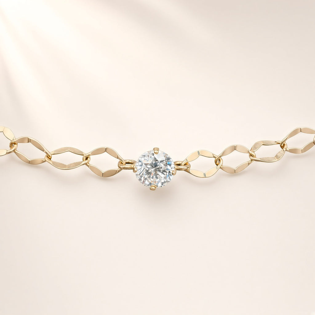 K18 ダイヤモンドブレスレット 0.12ct