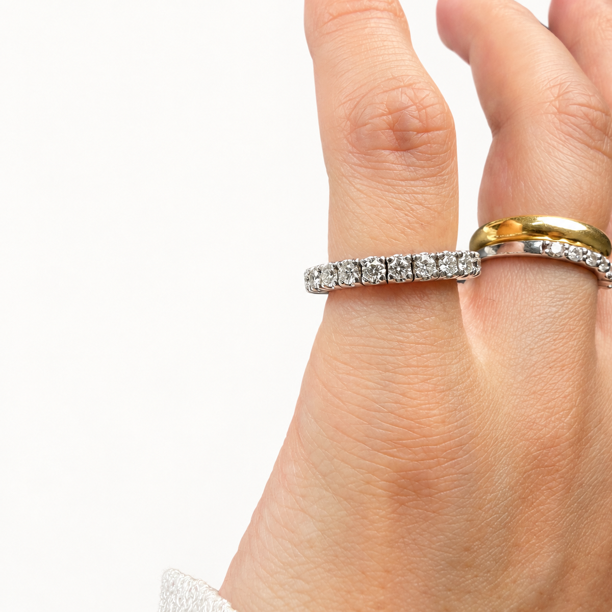 Pt950 ダイヤモンド 1.0ct フレックスリング