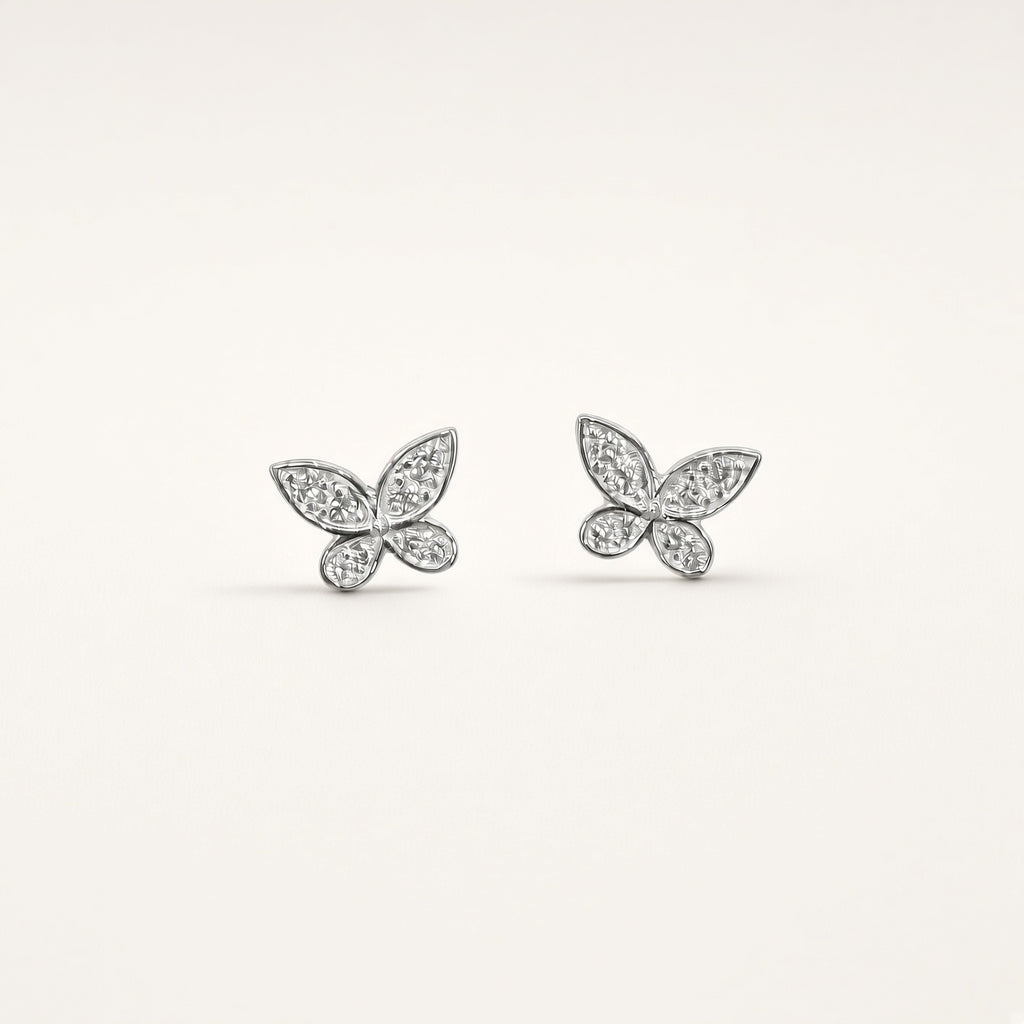 PT ダイヤモンド バタフライピアス 0.10ct