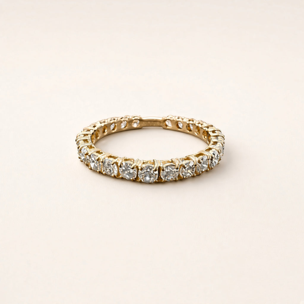 K18 ダイヤモンド エタニティリング 1.00ct