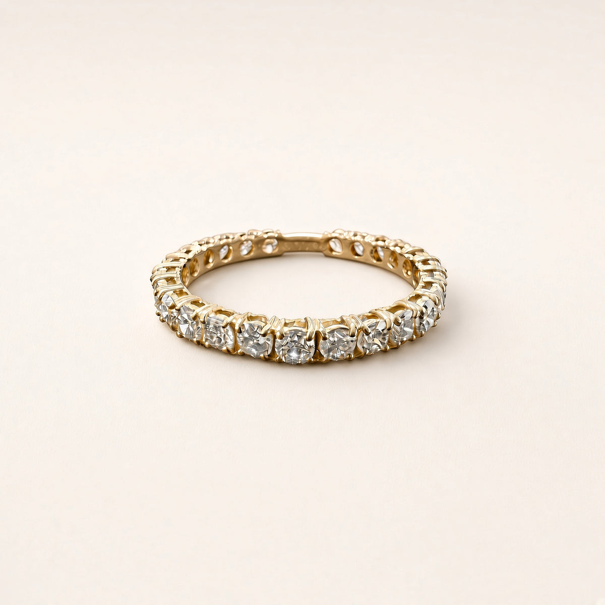 K18 ダイヤモンド エタニティリング 1.00ct
