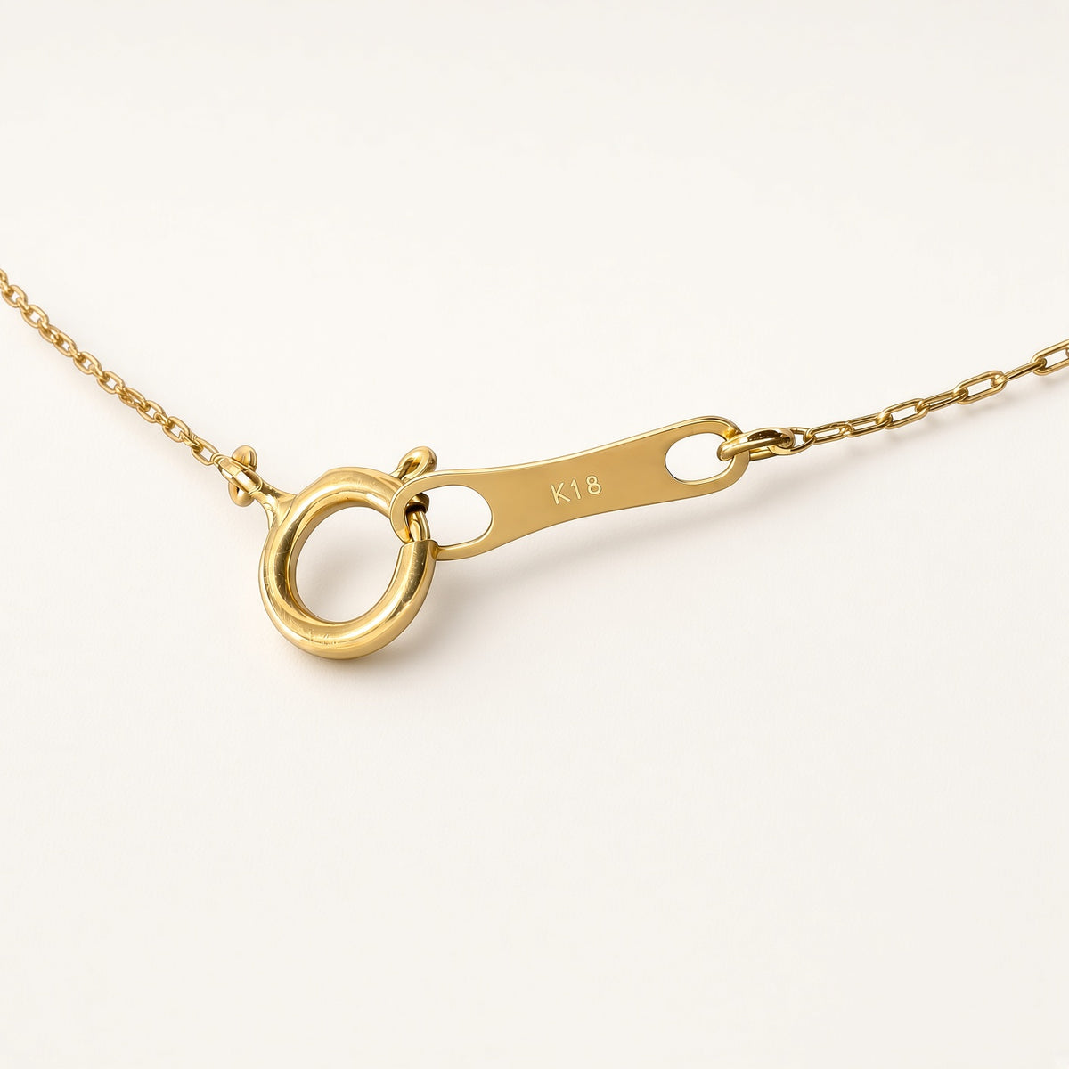 K18 ダイヤモンド スウィングネックレス 0.08ct