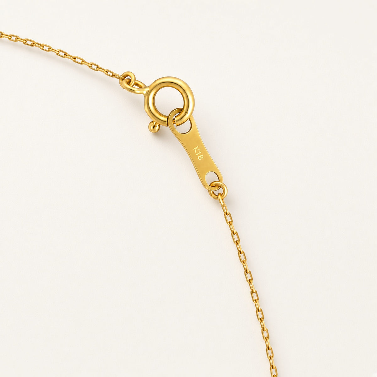 K18 ダイヤモンドクロスモチーフ ネックレス0.10ct