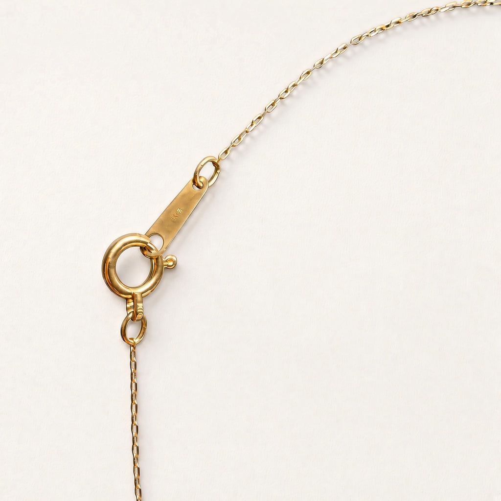 K18 ダイヤモンド一粒ネックレス 0.2ct