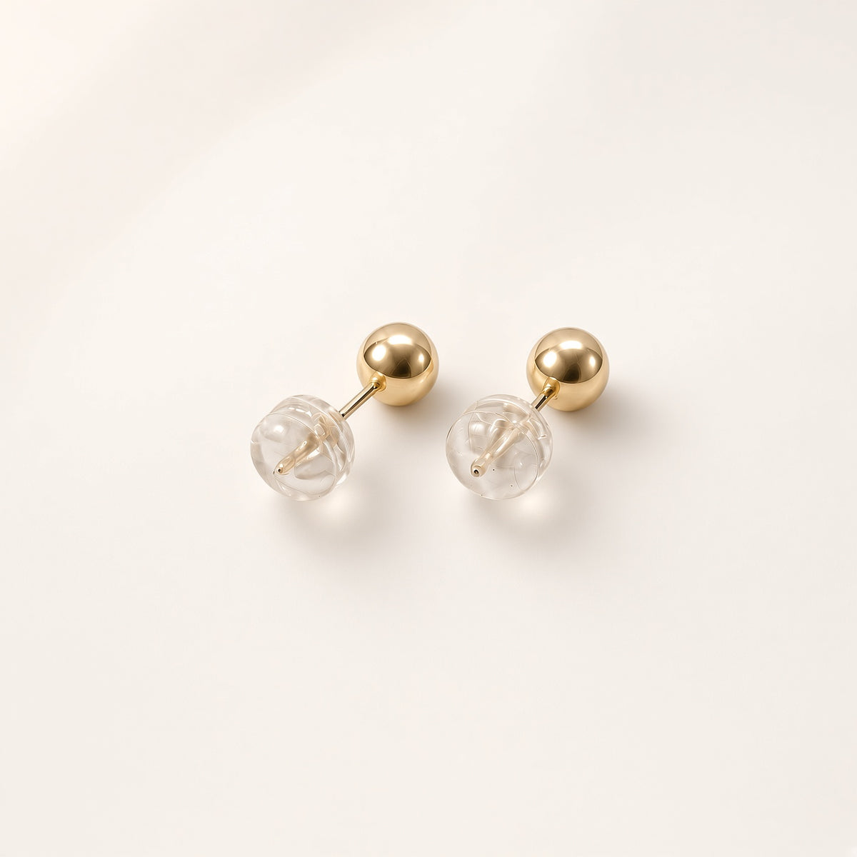 K18 ボールスタッド ピアス 5mm
