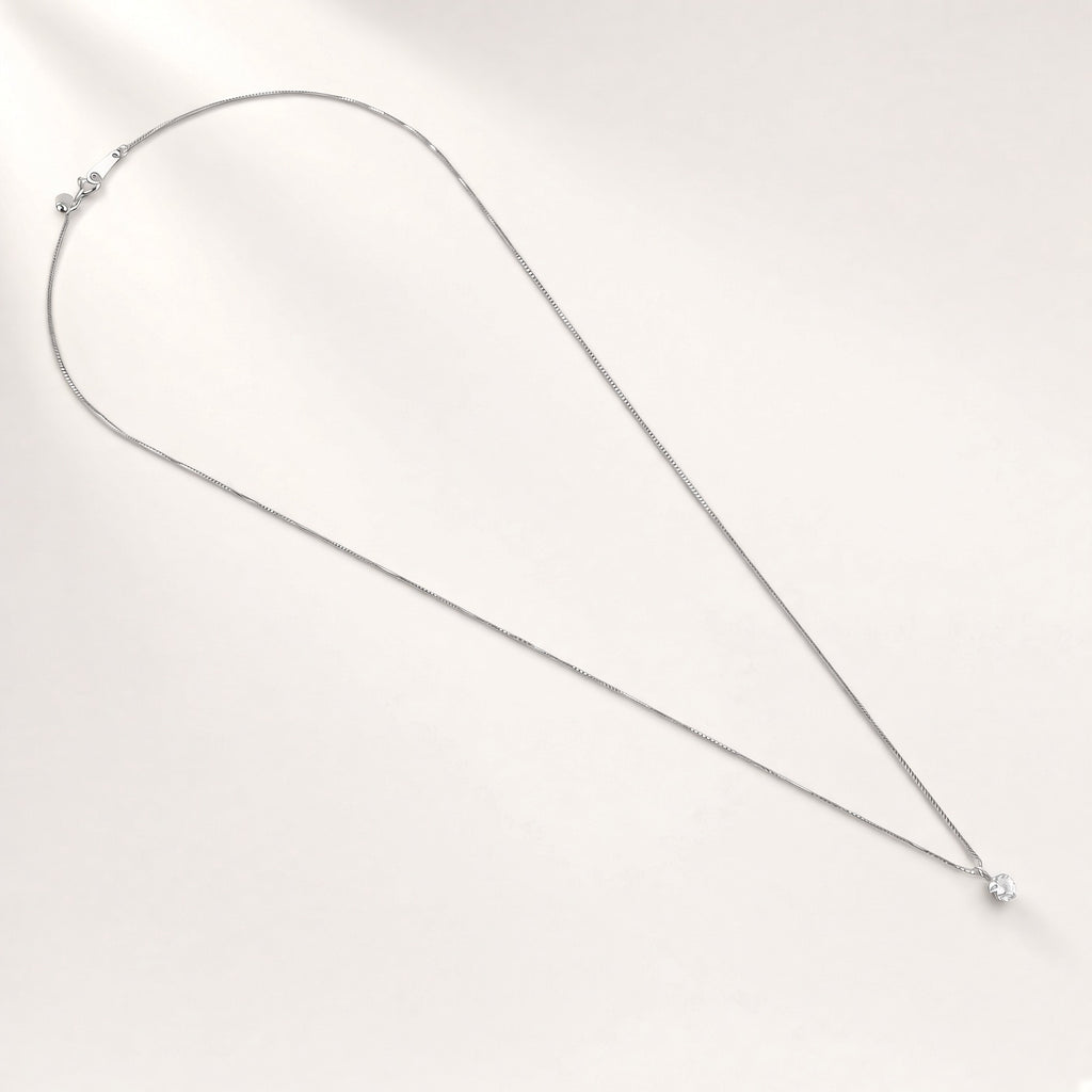 PT850 ダイヤモンドネックレス 0.2ct 六本爪セッティング