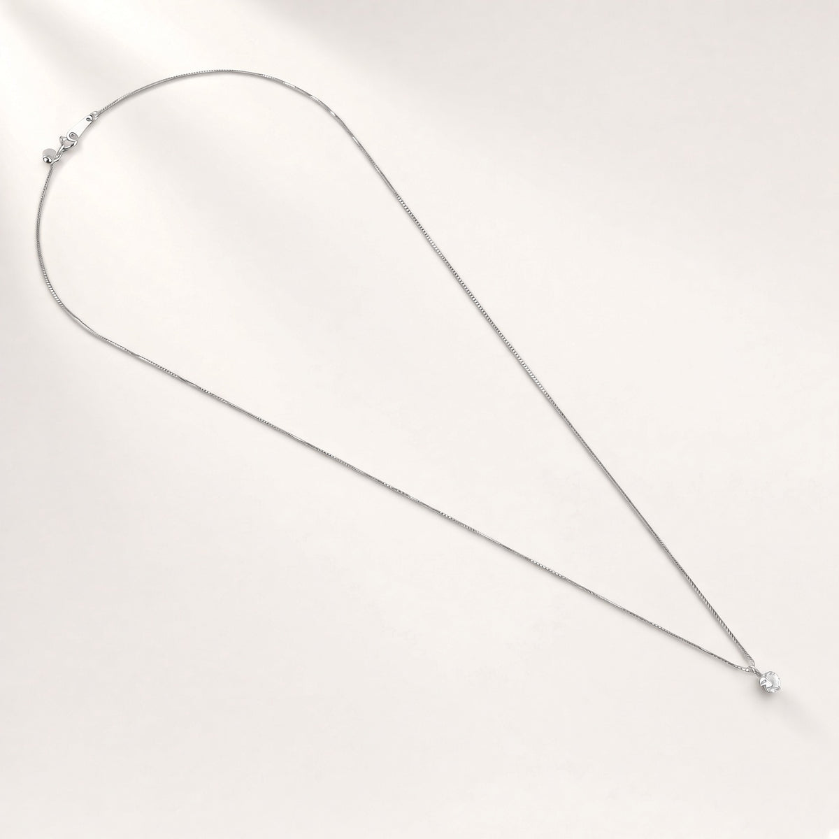 PT850 ダイヤモンドネックレス 0.2ct 六本爪セッティング