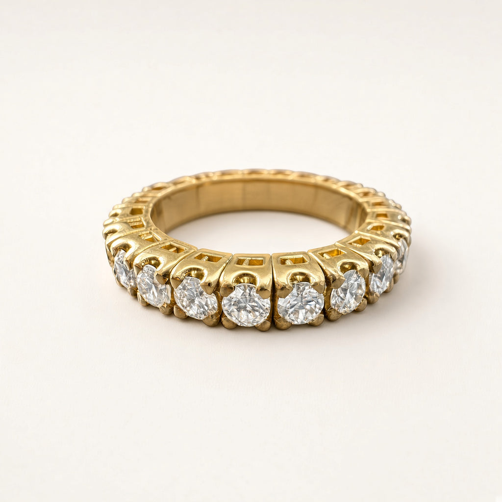 K18 ダイヤモンド 1.0ct フレックスリング