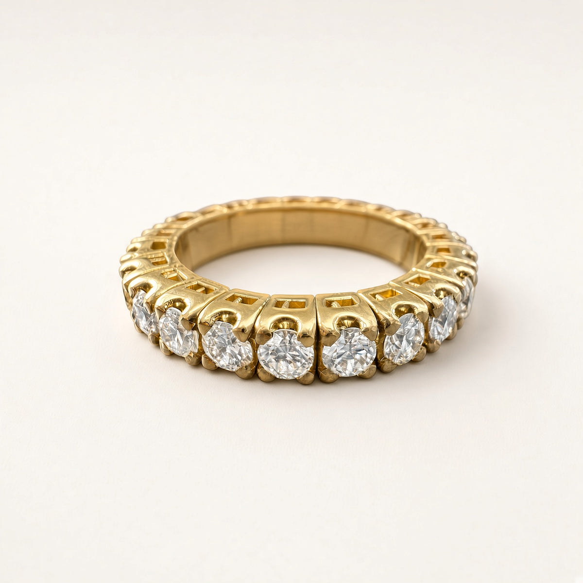 K18 ダイヤモンド 1.0ct フレックスリング