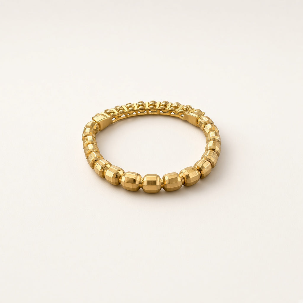 K18 カットボールダイヤモンド 0.2ct フレックスリング