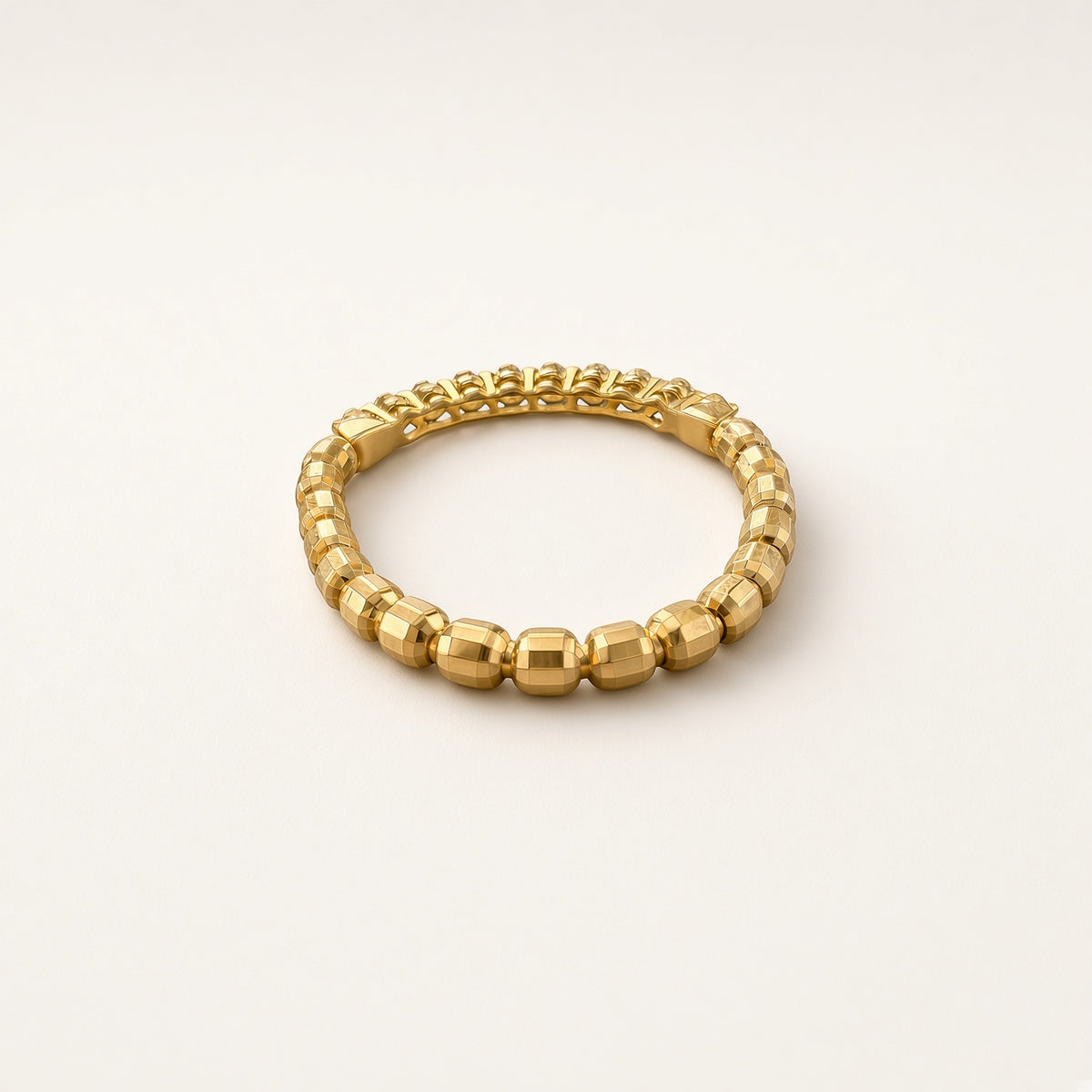 K18 カットボールダイヤモンド 0.2ct フレックスリング